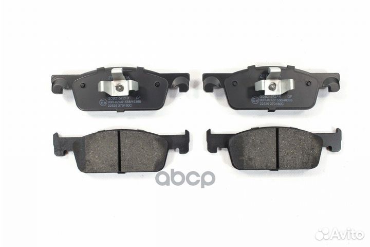 Колодки передние(аналог TRW GDB2157) GDB2157ZFR