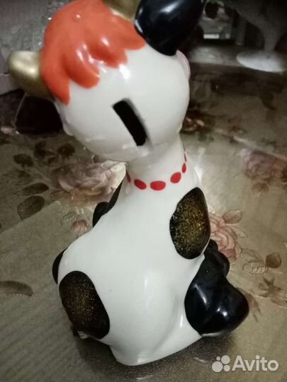 Копилка -Корова форфоровая Винтаж бесплатно