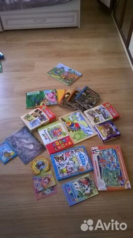Пазлы книги и настольные игры для детей