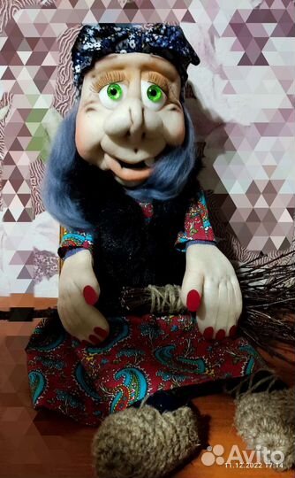 Кукла ручной работы высота сидя 30 см