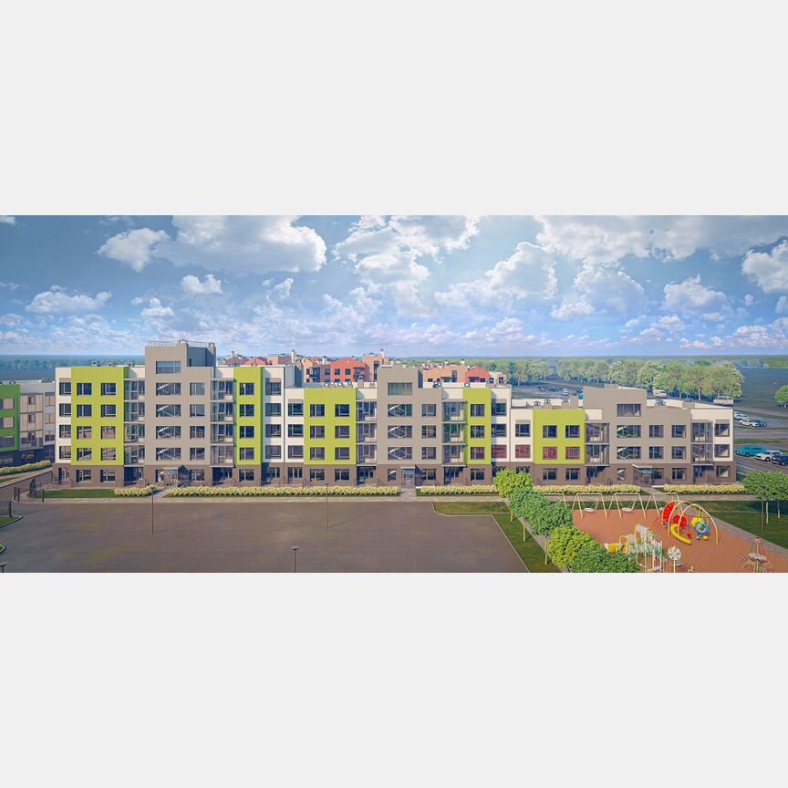 3-к. квартира, 89,8 м², 1/5 эт.
