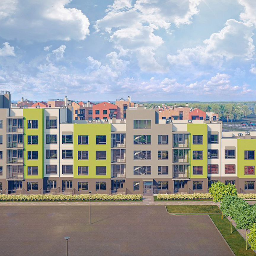 3-к. квартира, 89,8 м², 1/5 эт.