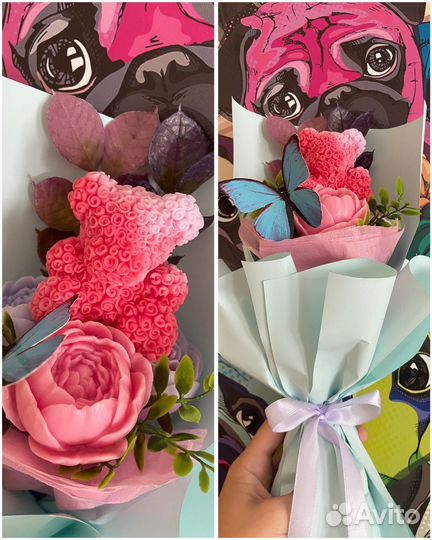 Букет из мыла