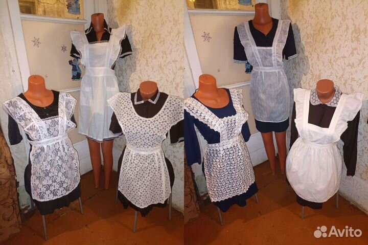 Фартук с платьем на последний звонок