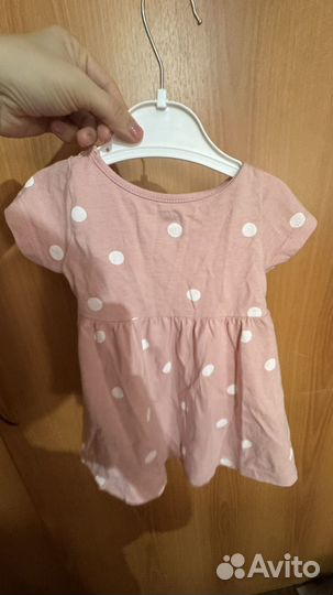 Платье детское hm, h&m, розовое