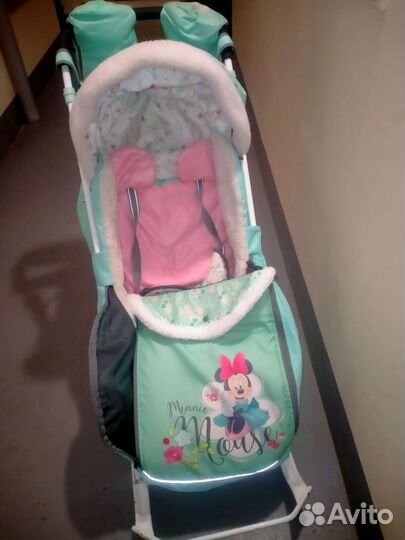 Коляска санки