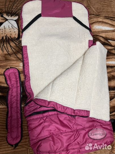 Зимний конверт в коляску или в санки