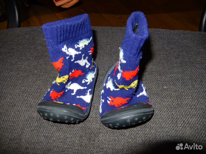 Носочки топотушки с резиновыми подошвами