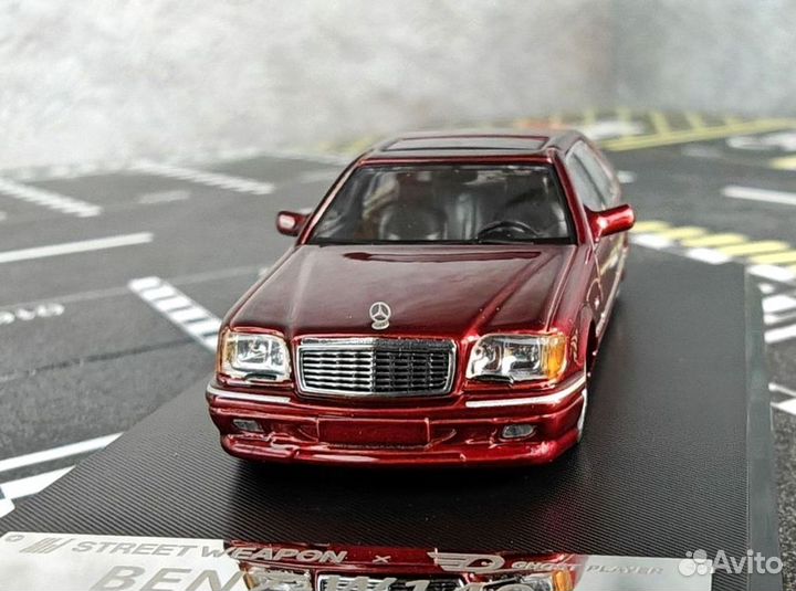 Модель 1:64 Benz-W140 (RED) street weapon