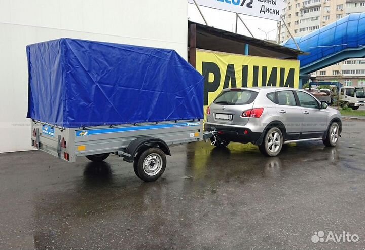 Прицеп легковой самосвал 2.5х1.56 с тентом Аэро