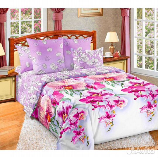 Белье постельное новое. Поплин. Хлопок