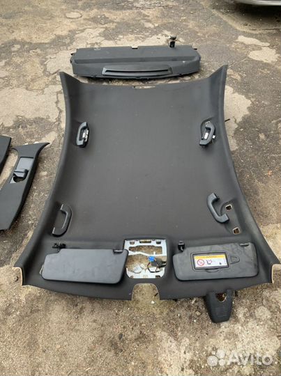 Обшивка потолка на Мерседес w205