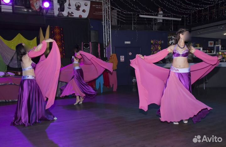 Фиолетовый восточный костюм