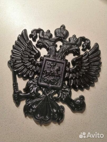 Герб России чугун Касли