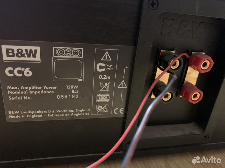 Колонка B&W CC6 центральный канал