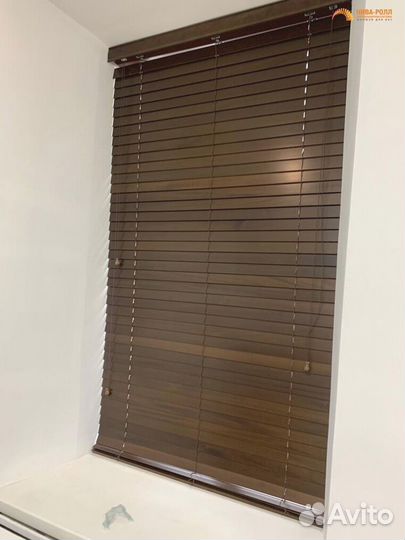 Деревянные жалюзи под ключ