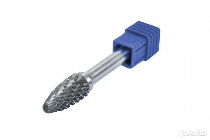 Шарошка коническая скругленная по металлу(6мм, хво