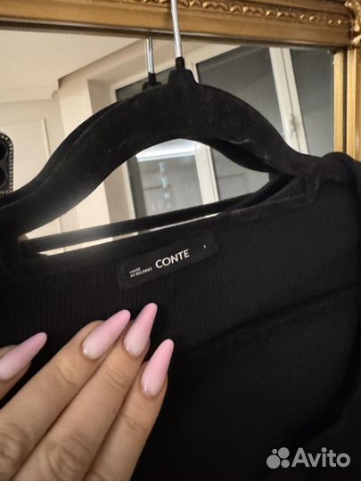 Лонгслив черный Conte s