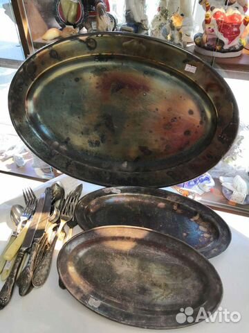 Блюдо мельхиор