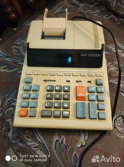 Вычислительная машинка с принтером