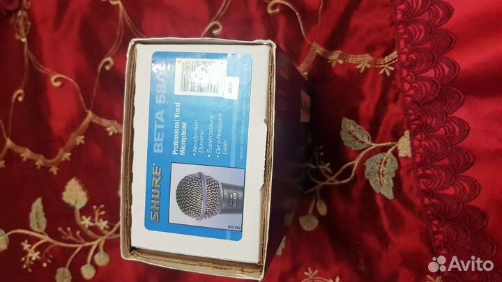 Студийный микрофон shure