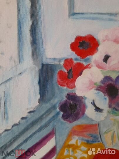 Анри Матисс Анемоны у Окна Копия Масло