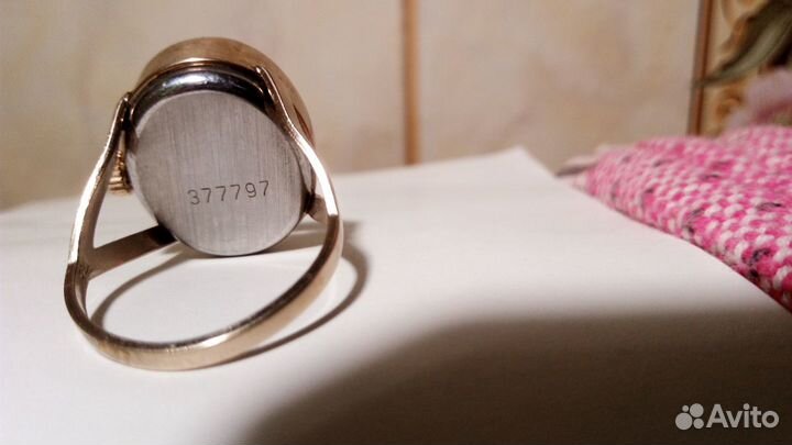 Часы перстень винтажные СССР 