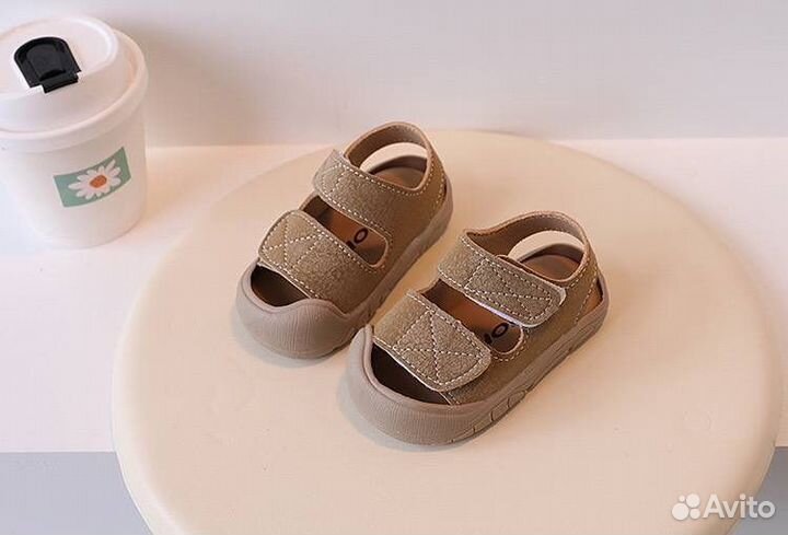 Сандали 21,24,25 беж и коричневый