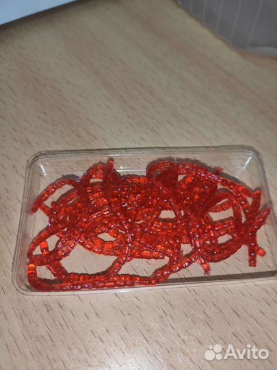 Мотыль силиконовый, аттрактант 