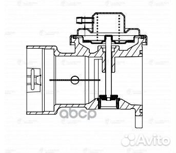 Клапан EGR VW transporter T5 (03) 1.9D lveg 18