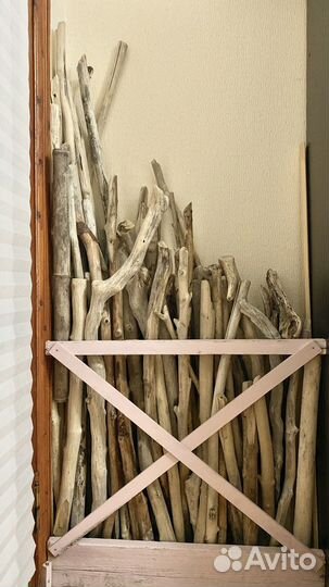 Коряги ветки - дрифтвуд основа макраме