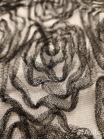 Ткань сетка Розы