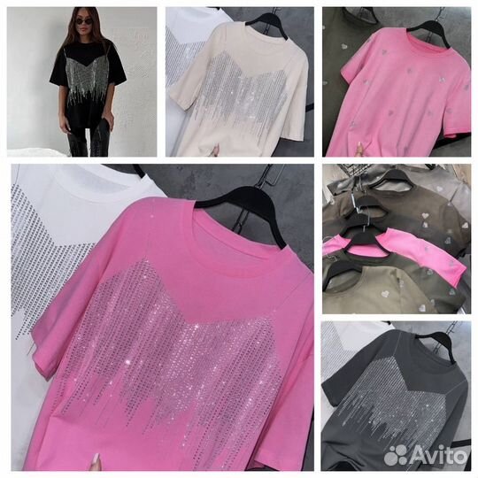 Модные футболки единый размер