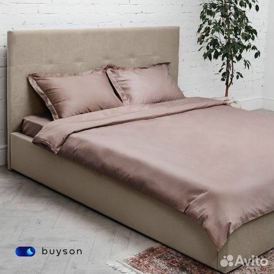 Кровать двуспальная велюр 140х200 BuyDream