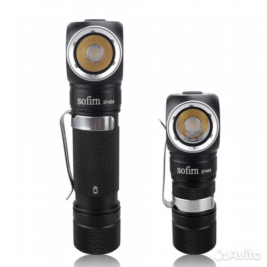 Фонарь налобный Sofirn SP40A, 1200 лм, microusb