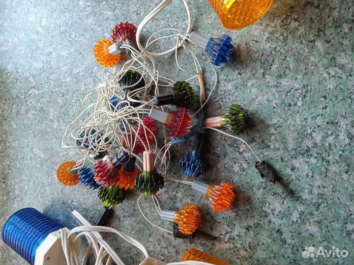 Елочная гирлянда СССР