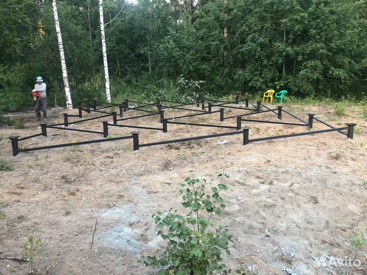 Фундамент из винтовых свай