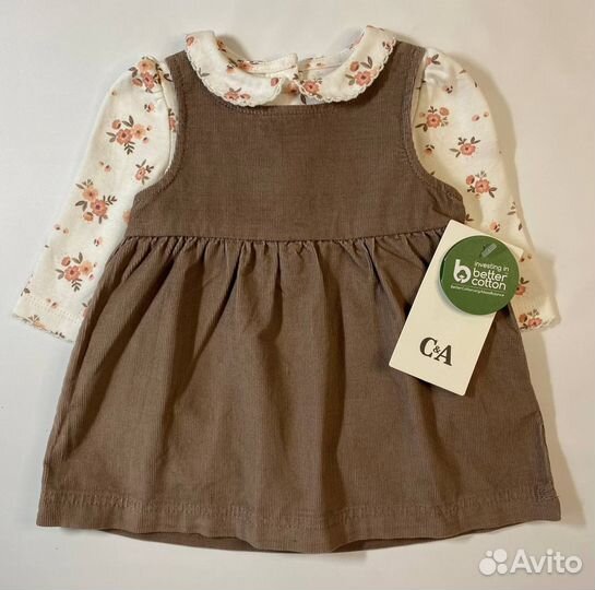 Платье для девочки и боди