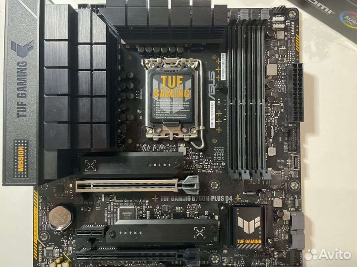 Материнская плата asus TUF gaming B760M-plus D4