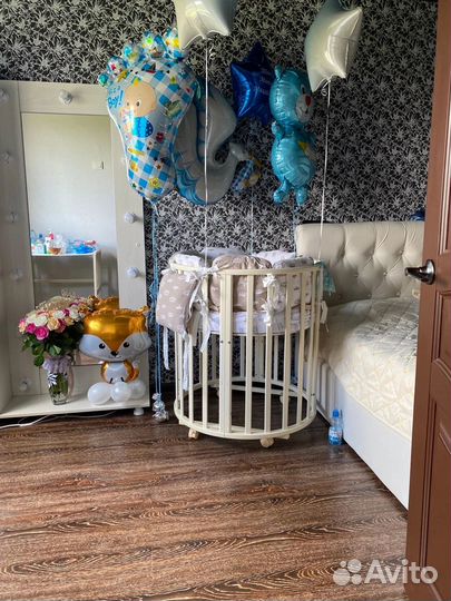 Детская кроватка трансформер 9в 1