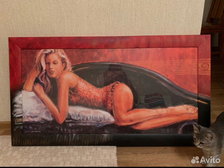 Картина маслом на холсте женщина Morris