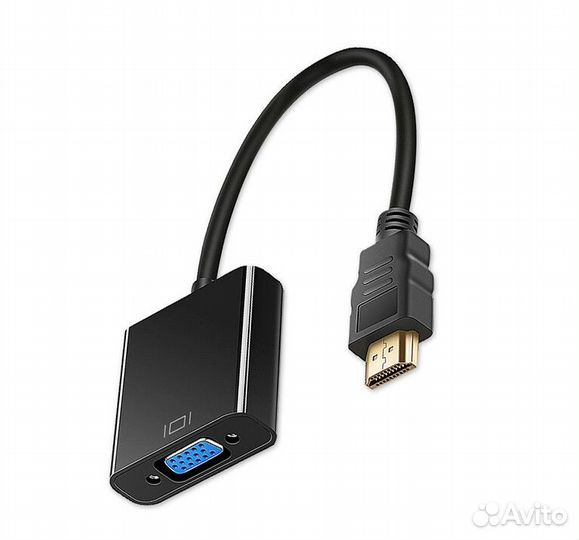 Переходник hdmi/VGA, 1080P, кабель цифро-аналоговы