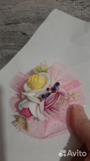 Бутоньерка на выпускной, бабочка