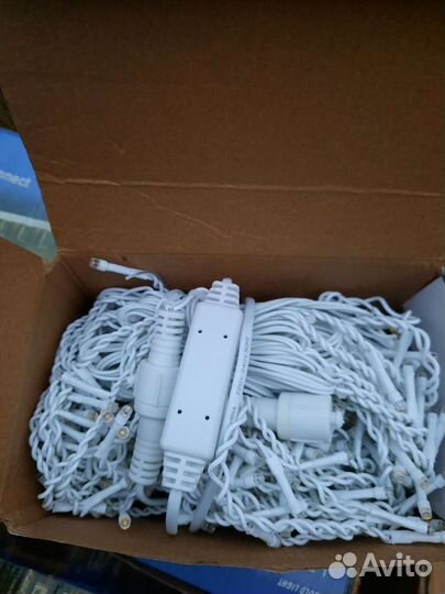 Гирлянда бахрома уличная 12 метров