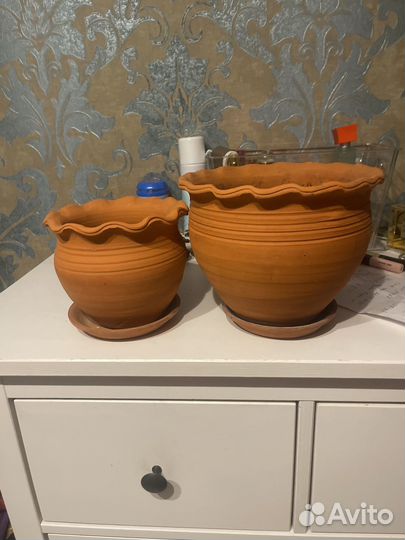 Горшок для цветов б/у