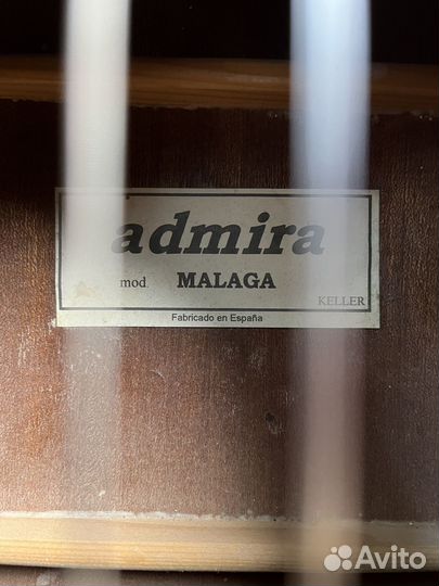 Гитара Admira Malaga из Испании классическая