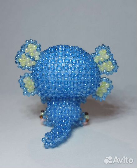 Дракоша дракон дракончик из бисера амигуруми