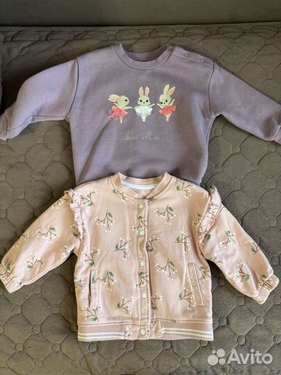 Бомбер толстовка 80 86 для девочки baby go