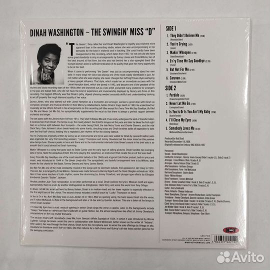 Dinah Washington – The Swingin' Miss 