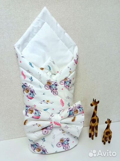 Одеяло - конверт на выписку и для дома 2в1